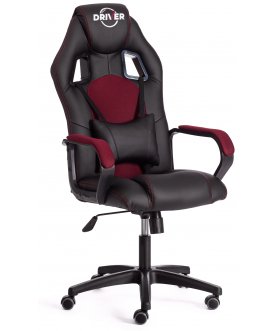 Компьютерное кресло Driver черный 36-6 / бордо TW-13
