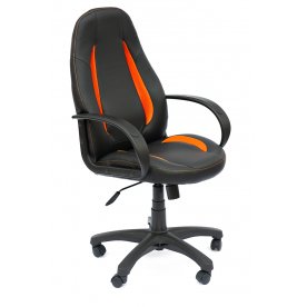 Компьютерное кресло «Энзо» (Enzo) черный / оранжевый