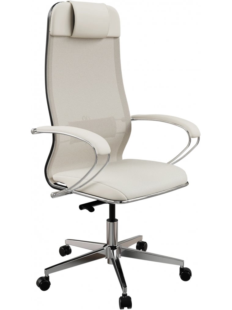 Компьютерное кресло ErgoLife Comfort молочный