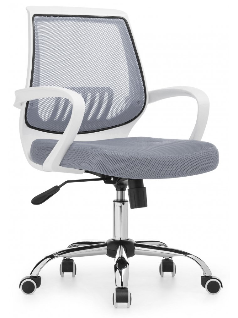 Компьютерное кресло Ergoplus light gray / white