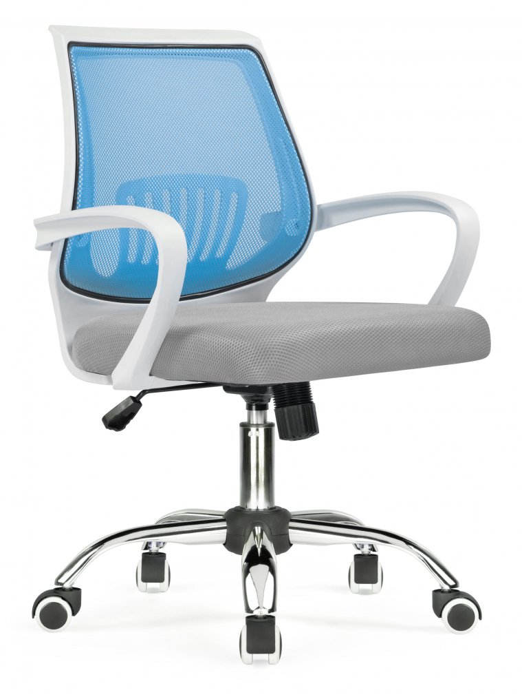 Компьютерное кресло Ergoplus blue / gray / white