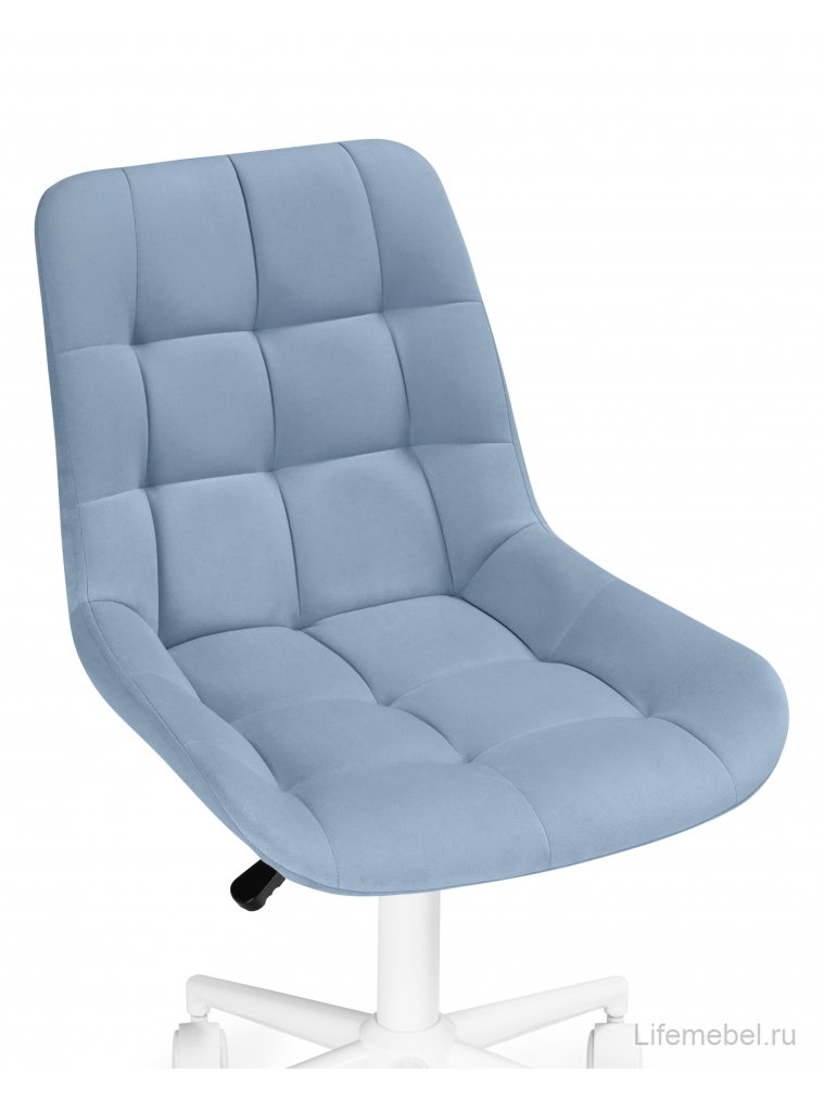 Компьютерное кресло Форт голубой / белый