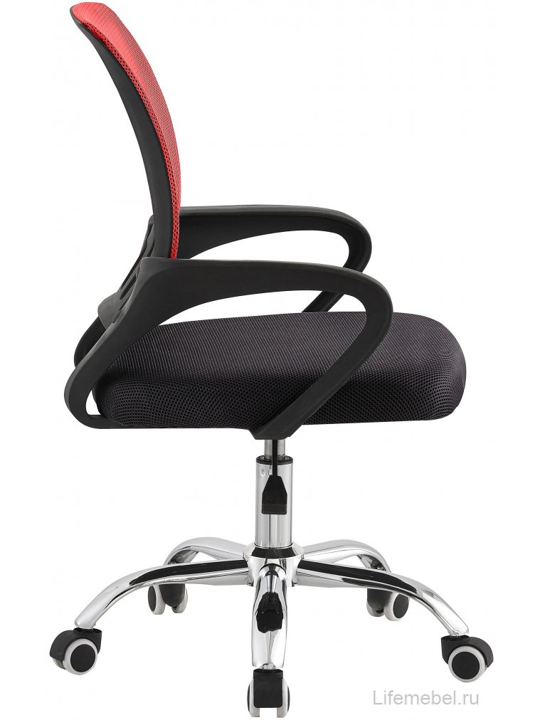 Компьютерное кресло Spectorс DC453 красная / черное / хром