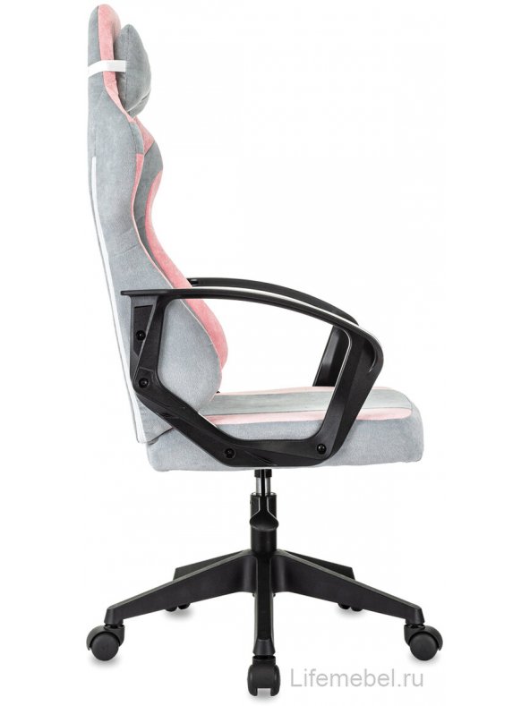 Компьютерное кресло GM-127 серое / розовое