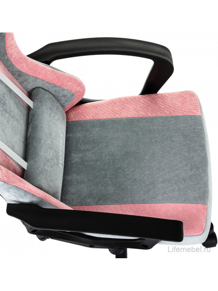 Компьютерное кресло GM-127 серое / розовое