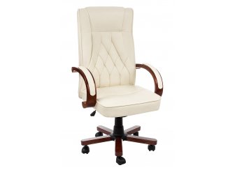 Компьютерное кресло Grandi кремовое