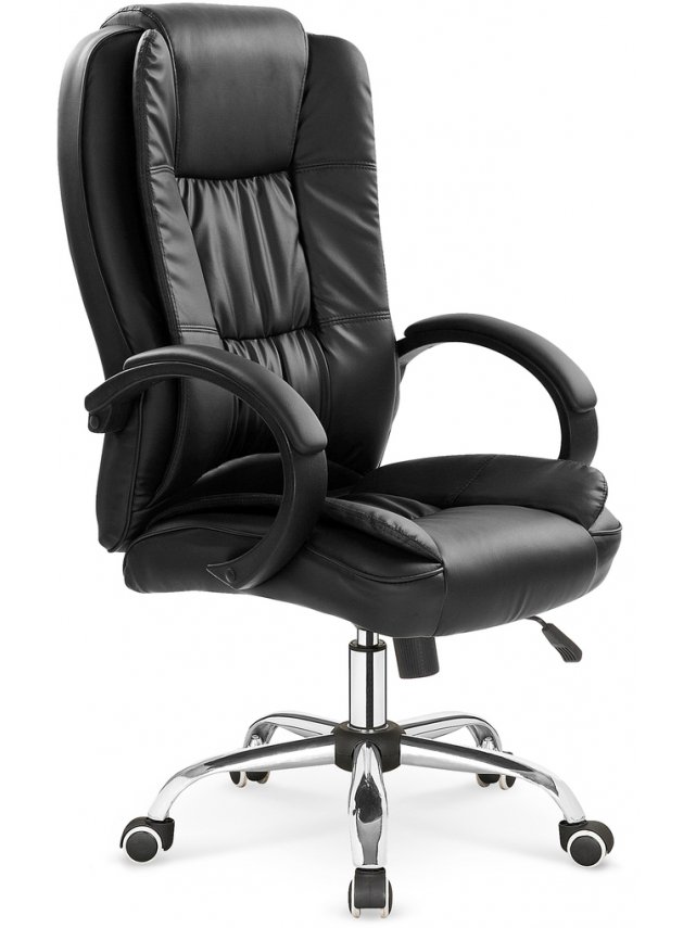 Компьютерное кресло Relax черная экокожа