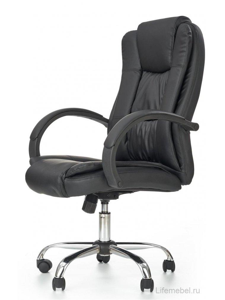 Компьютерное кресло Relax черная экокожа