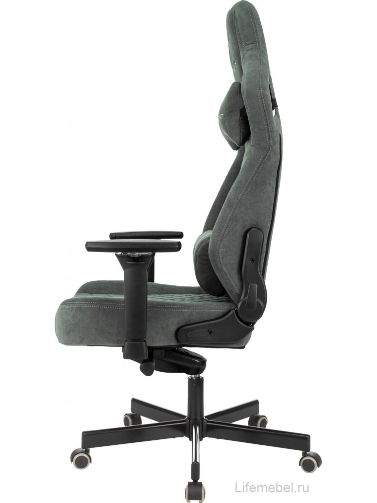 Компьютерное кресло Hunter искусственная замша серый