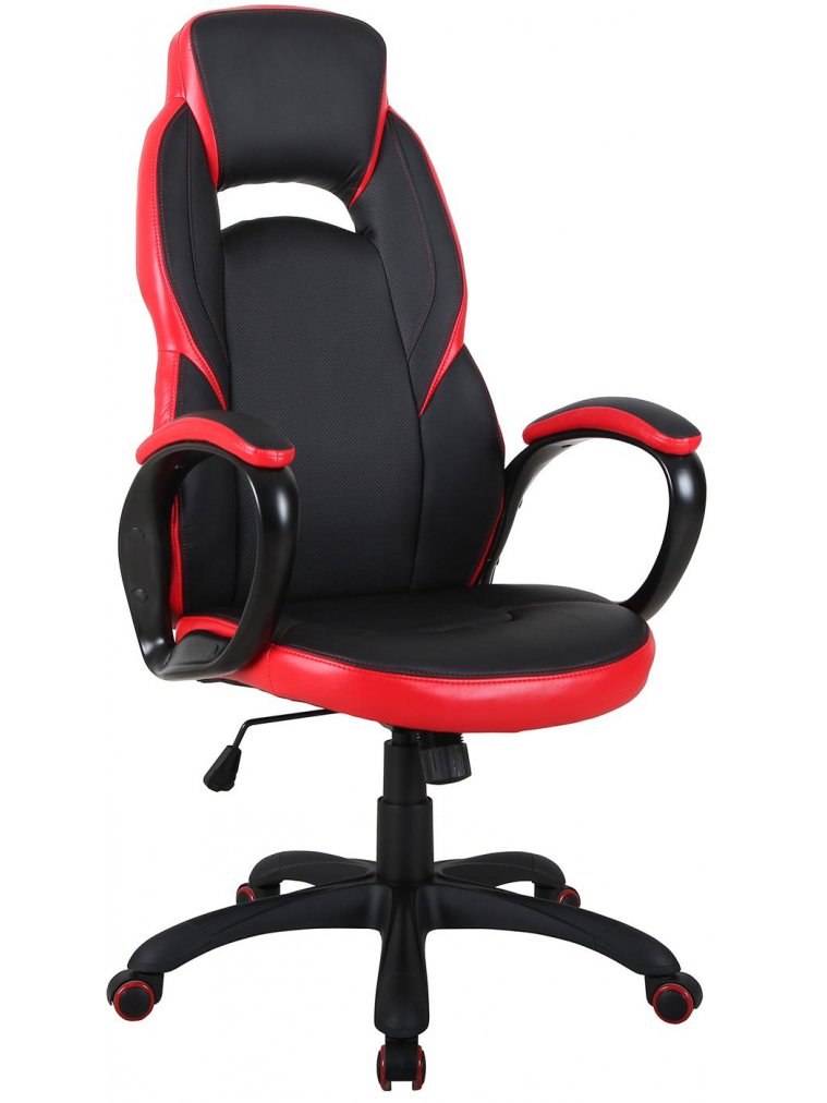 Компьютерное кресло iCrown черное / красное