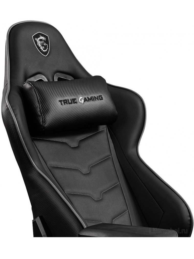 Компьютерное кресло Msi Mag экокожа черный