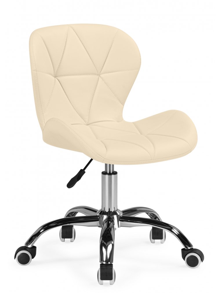 Компьютерное кресло Имаад бежевый / хром