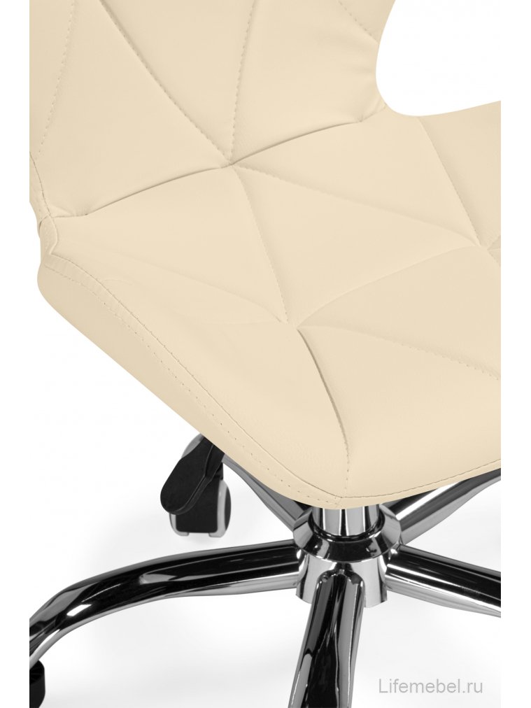 Компьютерное кресло Имаад бежевый / хром