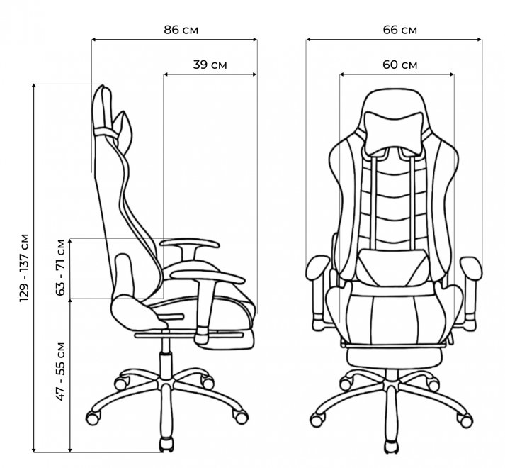 Компьютерное кресло Kano 1 red / black