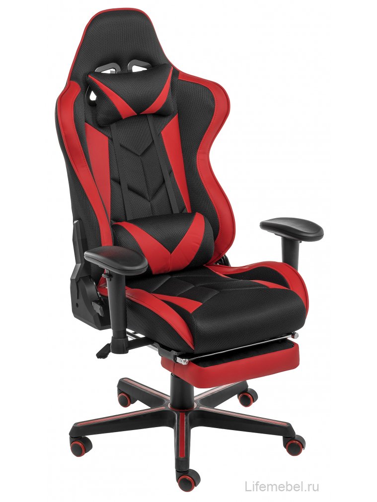 Компьютерное кресло Kano черное / красное