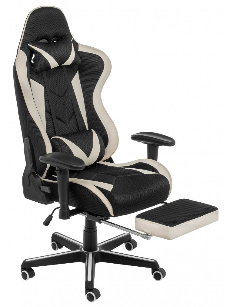 Компьютерное кресло Kano черное / кремовое