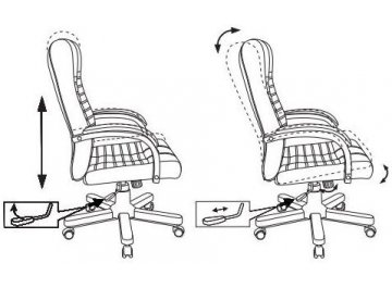 Компьютерное кресло KB-10walnut