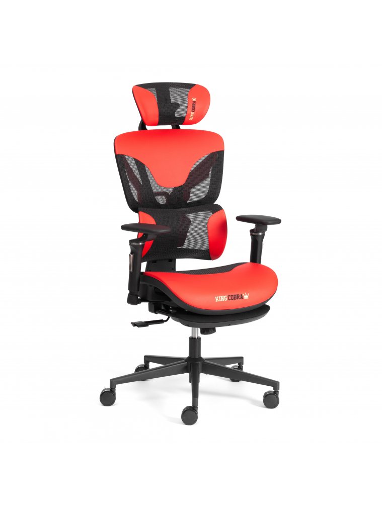 Компьютерное кресло KingCobra черный / красный