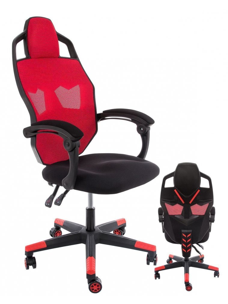 Компьютерное кресло Knight черное / красное