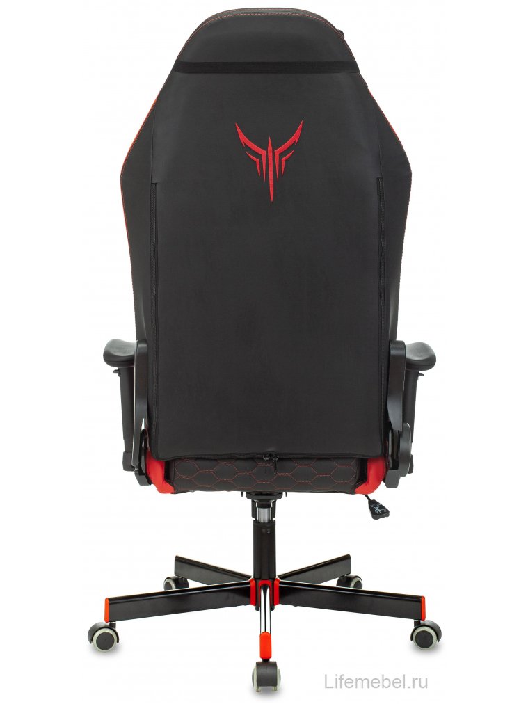 Компьютерное кресло Knight Neon черное / красное / соты