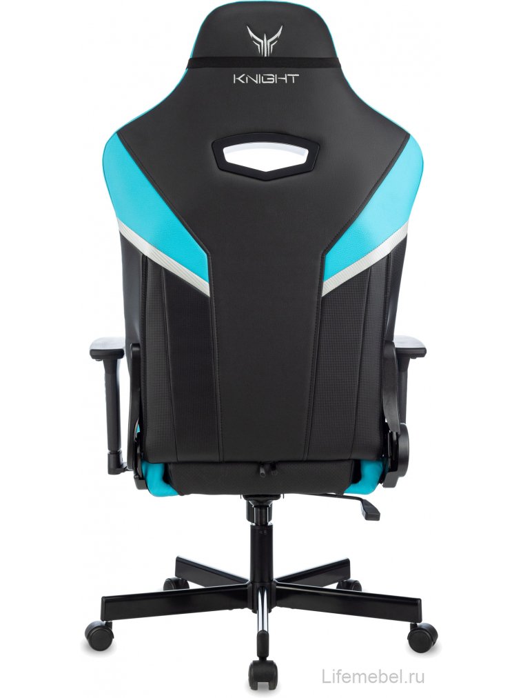 Компьютерное кресло Knight Thunder 5X черный / голубой