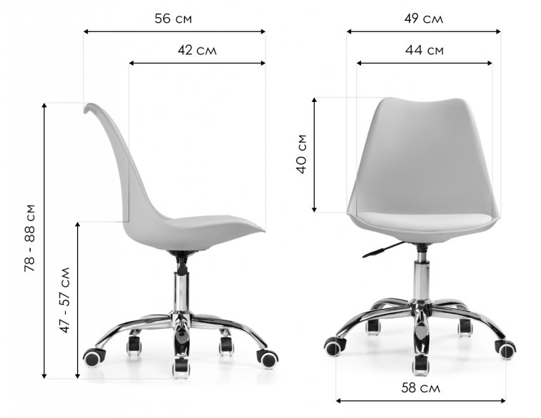 Компьютерное кресло Kolin light gray