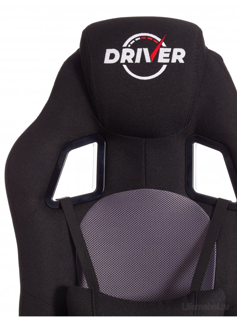 Компьютерное кресло Driver/Драйвер черный / серый
