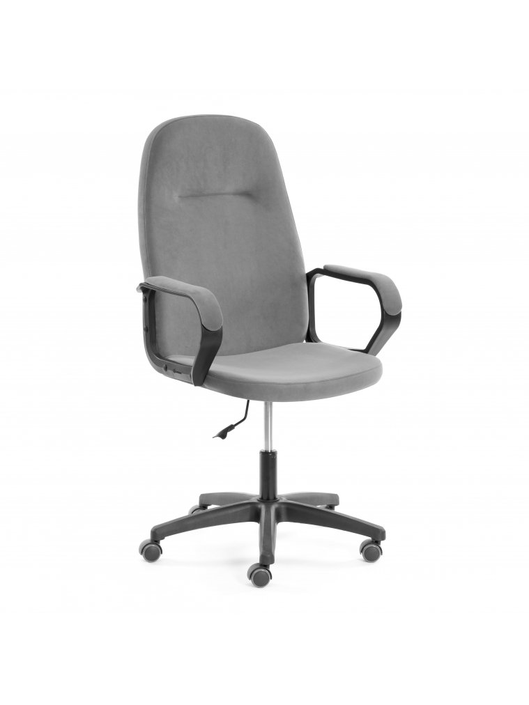 Компьютерное кресло Leader серый велюр