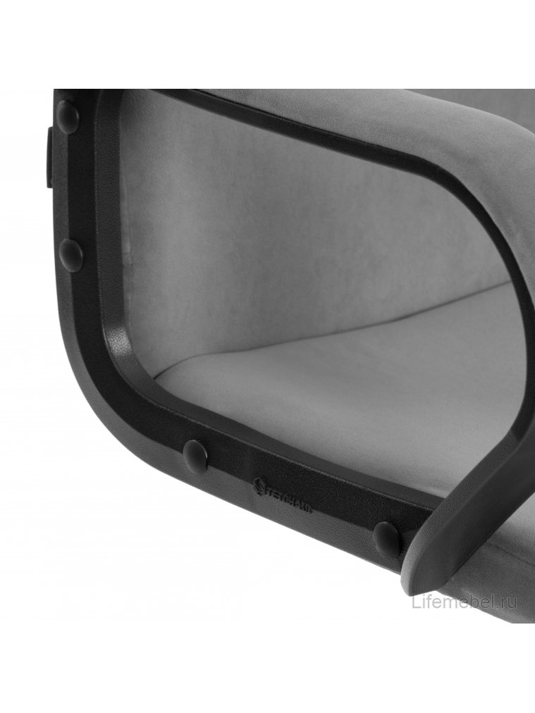 Компьютерное кресло Leader серый велюр