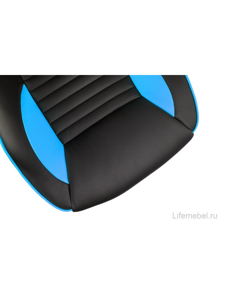 Компьютерное кресло Leon черное / голубое