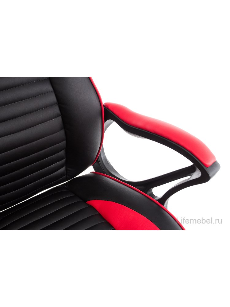 Компьютерное кресло Leon красное / черное
