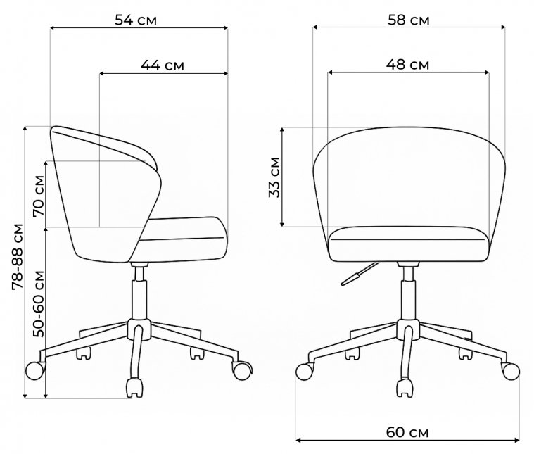 Компьютерное кресло Lika white teddy / black