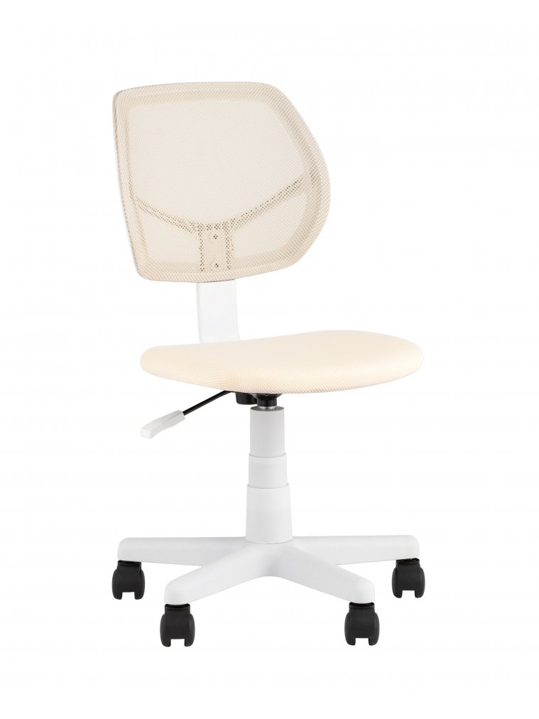 Компьютерное кресло Лори, бежевый, пластик белый