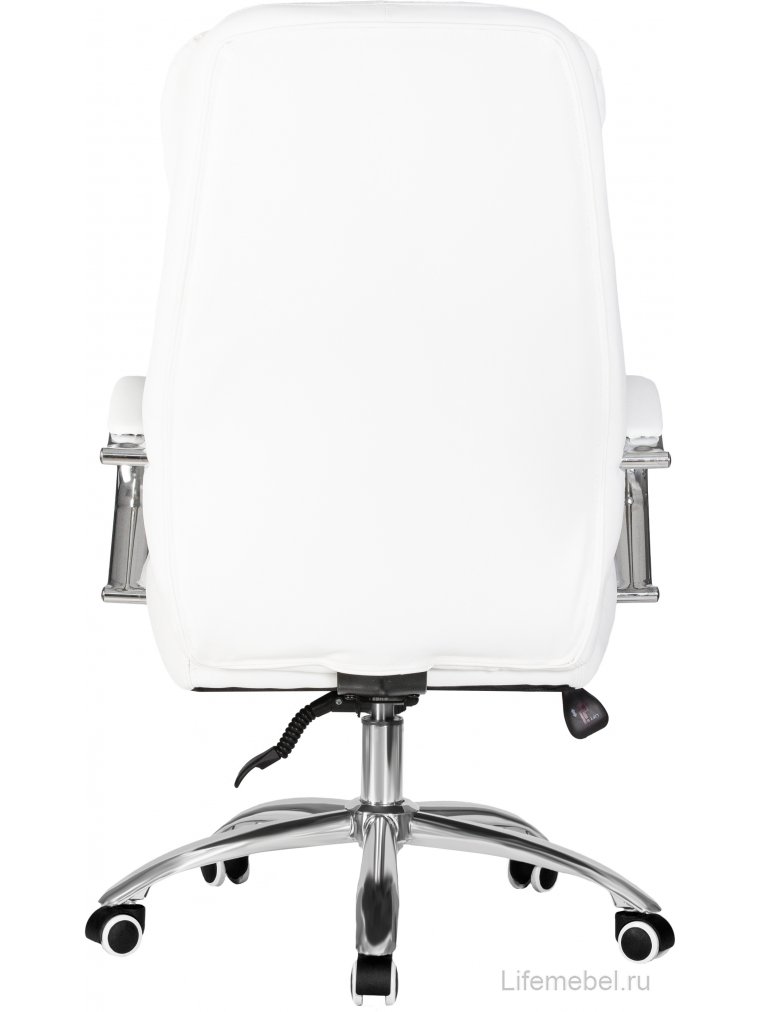 Компьютерное кресло Lyndon белое / хром