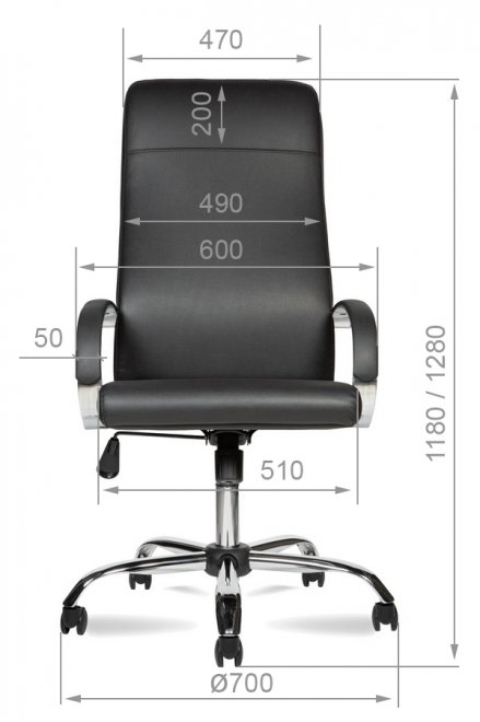 Компьютерное кресло М-175 А черный
