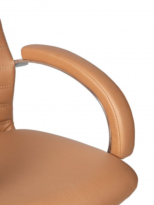 Компьютерное кресло МГ-29  хром коричневый