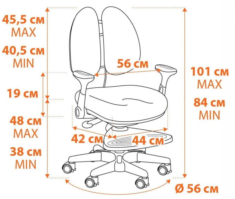 Компьютерное кресло Miracle голубое