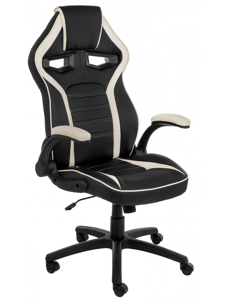 Компьютерное кресло Monza 1 кремовое / черное