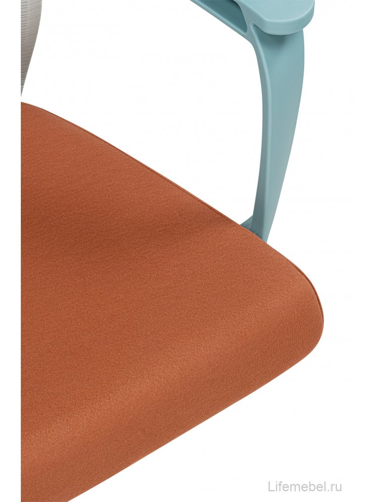 Компьютерное кресло More gray / blue / white без подголовника