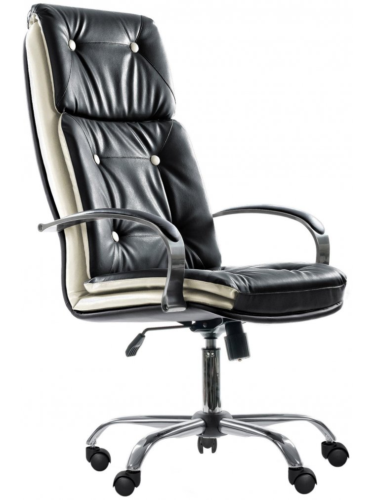 Компьютерное кресло Надир 2 черно-бежевое