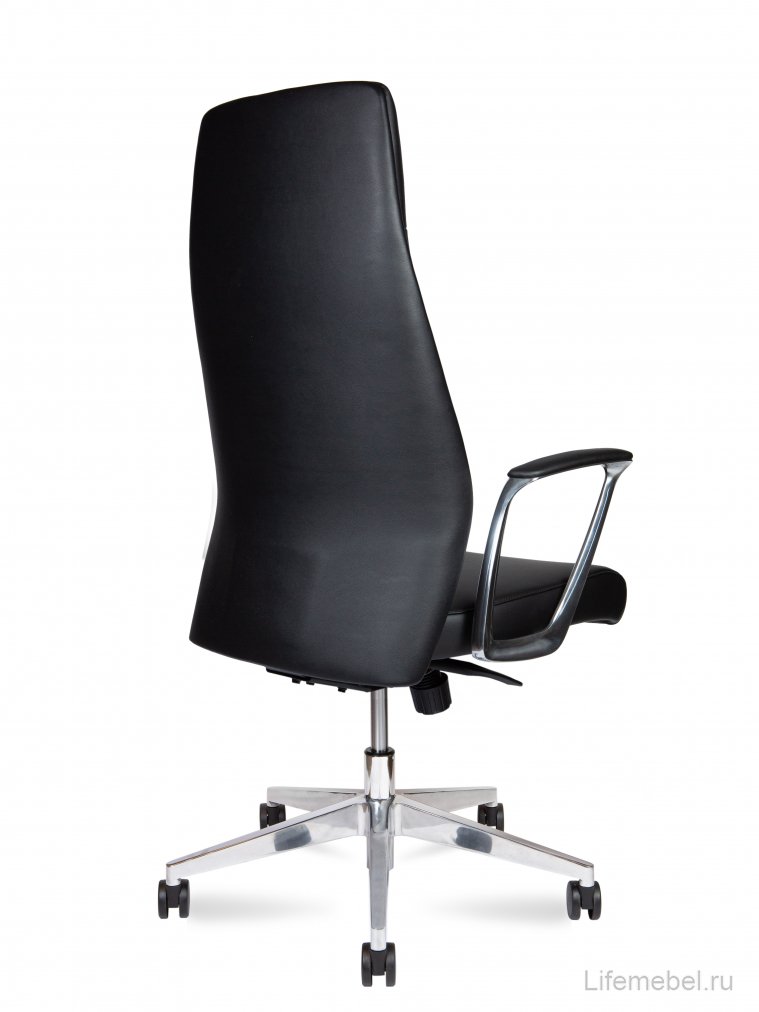 Компьютерное кресло Nancy black leather черный