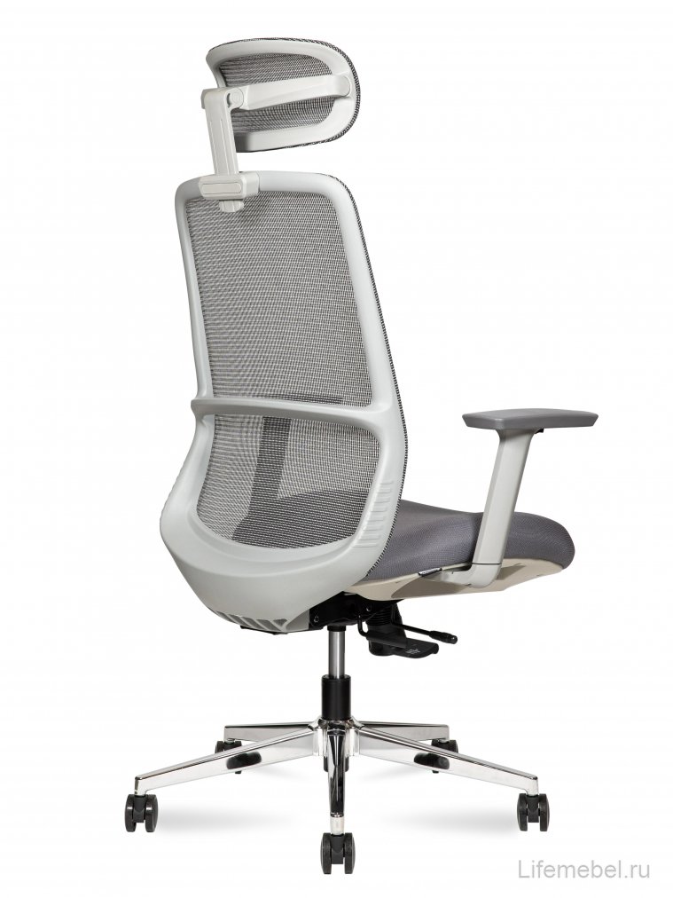 Компьютерное кресло Некст серый / хром