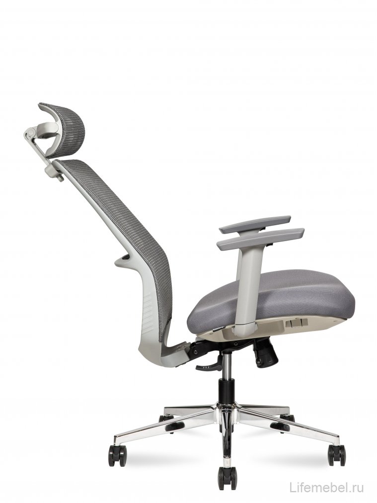 Компьютерное кресло Некст серый / хром