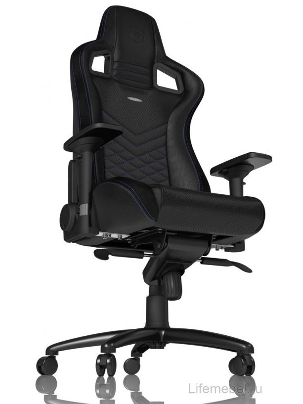 Компьютерное кресло Noblechairs Epic NBL-PU-BLU-002 pu leather black / blue