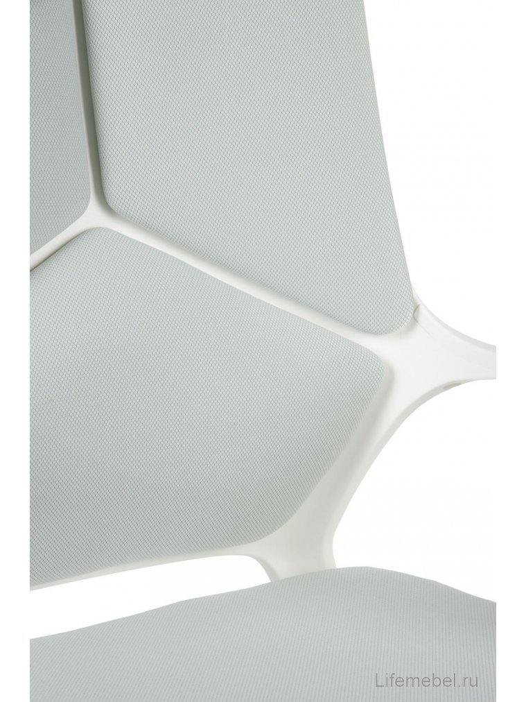 Компьютерное кресло IQ CX0898H-0-53 white / grey белый пластик / серая ткань