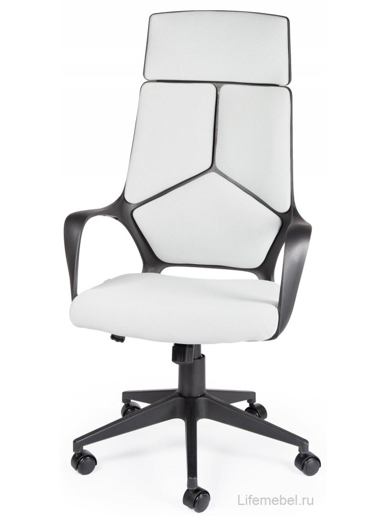 Компьютерное кресло IQ CX0898H-1-53 black / grey черный пластик / серая ткань