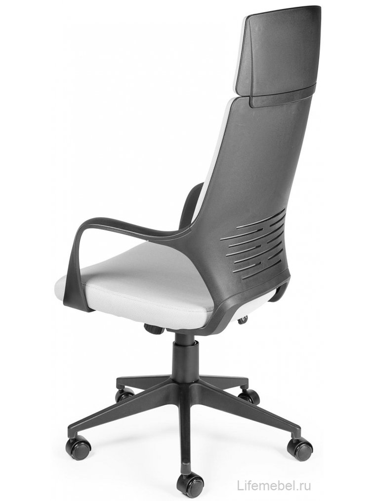 Компьютерное кресло IQ CX0898H-1-53 black / grey черный пластик / серая ткань