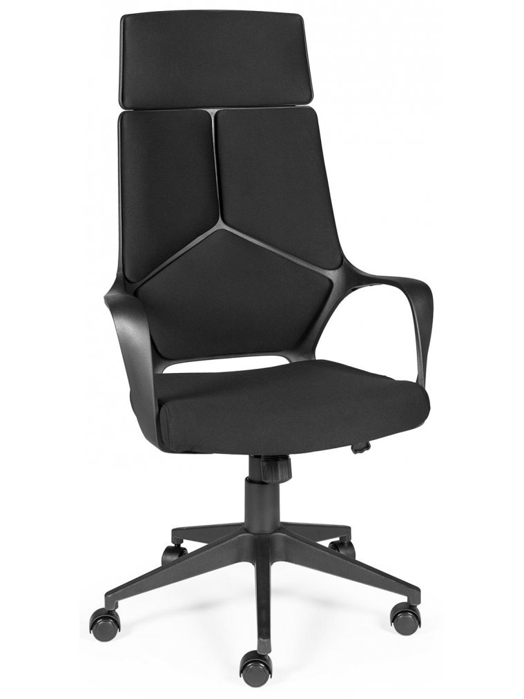 Компьютерное кресло IQ CX0898H-1-54 full black черный пластик / черная ткань