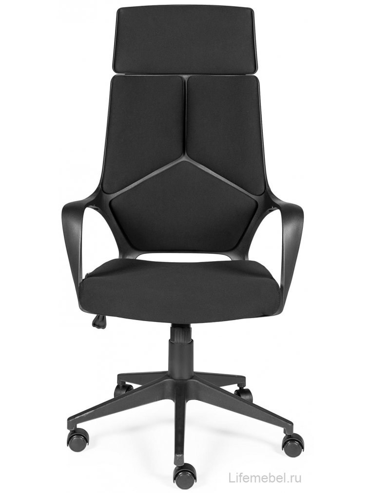 Компьютерное кресло IQ CX0898H-1-54 full black черный пластик / черная ткань