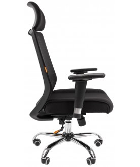 Кресло офисное Chairman 555 LUX TW черное